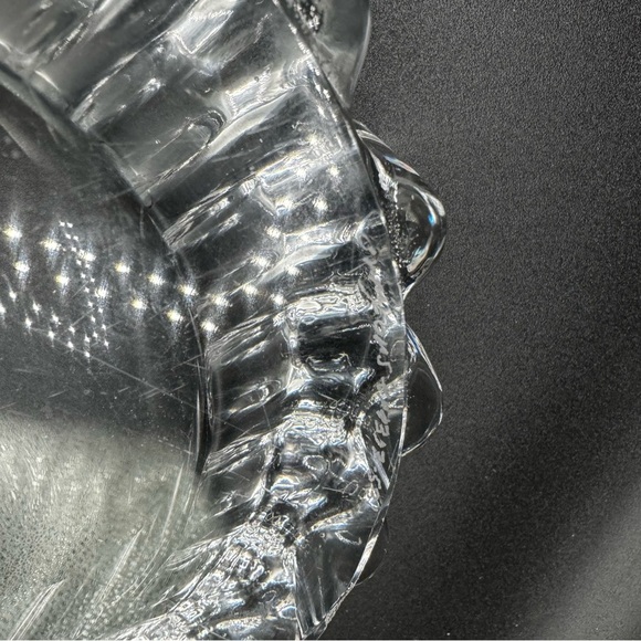 1970s Orrefors Princess Cut Swedish Crystal Glass Dish - Picture 9 of 17